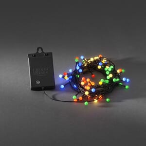 Slynge 40 fargede cherry LED skumringssensor/timer 6/9 timer