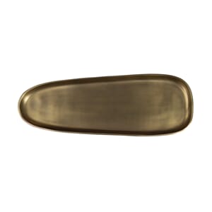 OVAL TRAY GOLD L