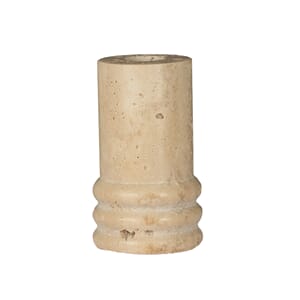 TRAVERTINE DINING CANDLE HOLDER S