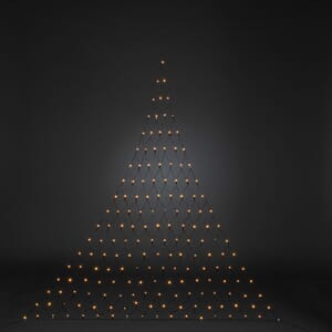 Triangelformet dekorasjon 200 cm 171 amber LED