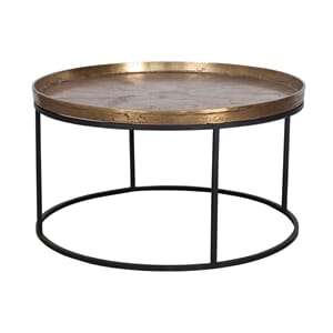 NORTHLAND COFFEE TABLE ANTIQUE GOLD S