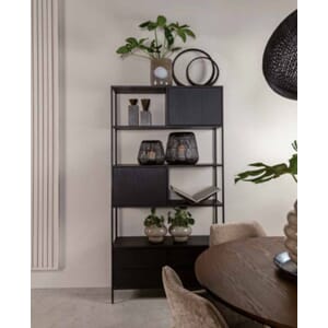 IMPERIAL CABINET BLACK 100x35x190