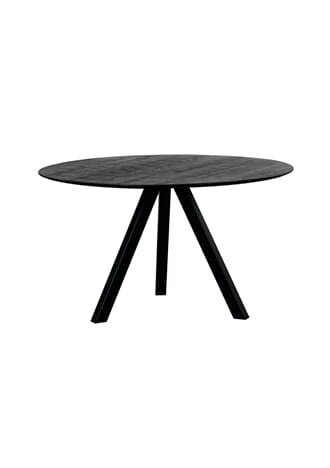 ATLANTA DINING TABLE ROUND BLACK Ø130xH76