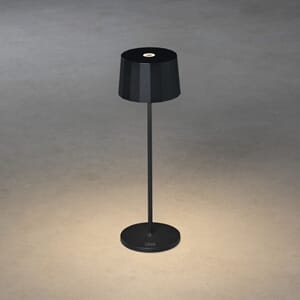Bordlampe sort skiftende fargetemperatur 35 cm