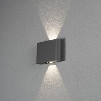 Chieri 2x6 W LED mørk grå