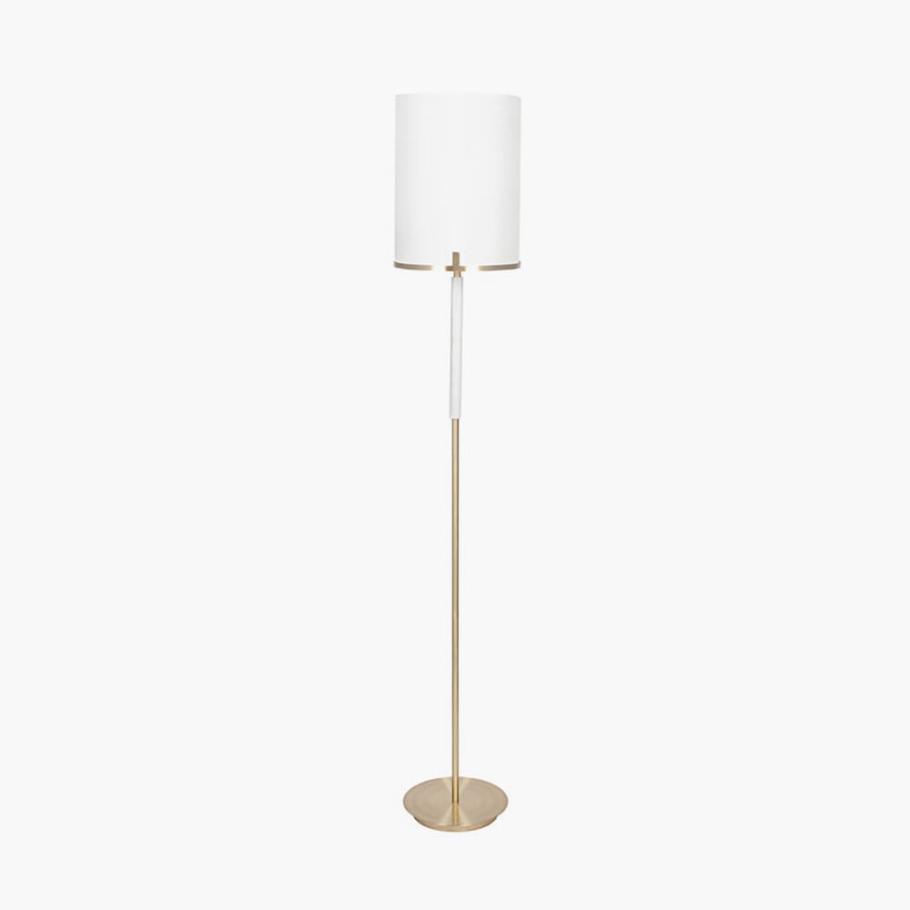 simple gold floor lamp