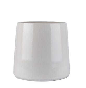 NITA FLOWERPOT WHITE M