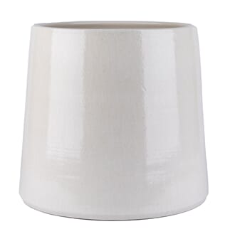 NITA FLOWERPOT WHITE L