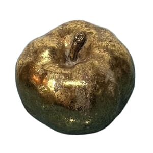 Dekoreple antikk gull 9 cm
