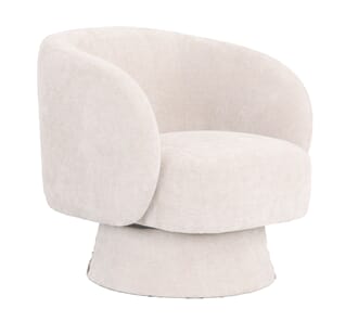 MILOU ROTATING FAUTEUIL CROWN ECRU W78/D81/H77