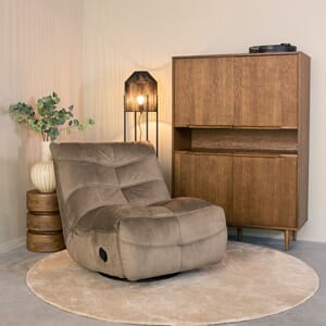 TAKE IT EASY LOUNGE CHAIR TAUPE COSMO