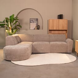 ESPEN CORNER SOFA LEFT CLAY ELITE