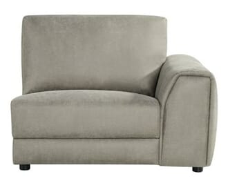 TIVOLI 1,5 SEAT ARM R TAUPE MICROSUEDE