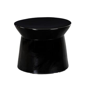 CERAMIC COFFEE TABLE COVE BLACK S Ø37,5 X H30