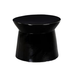 CERAMIC COFFEE TABLE COVE BLACK S Ø37,5 X H30