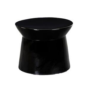 CERAMIC COFFEE TABLE COVE BLACK S Ø37,5 X H30