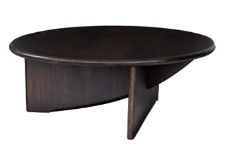 ANNABEL COFFEE TABLE WALNUT Ø80 X H30